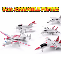 1/250 Assembly Fighter Mini Airplane US E-2C YF-22 F-14 Russia SU33 Plastic Puzzle Military Model Toys For Sand Table Game