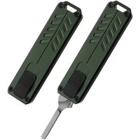 Advanced utility handle tools (without blades, suitable for 23 blades), CNC process, aviation aluminum material,(Green)