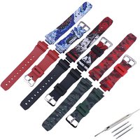 Men's Resin watch strap buckle accessories compatible with Casio GW DW6900 DW6600 sports rubber watch band wristband bracelet