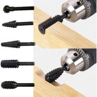 5PCS Drill Set Woodworking Knives Wood carving Tools Woodworking Woodworking Cutting Tools WorkDrill Set