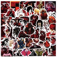 60pcs New Hellsing Cartoon Graffiti DIY Stickers Decoration Suitcase Laptop Computer Guitar