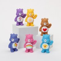 Miniso Genuine Care Bears Limited Love Bears Mini Cartoon Dolls Figure Blind Box Trendy Doll Collection Room Decorations