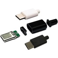 【C】1Set Electric Terminals Welding DIY Accessories Type C USB 3.1 3A Fast Charging USB Connectors Type C Connector Male Plug