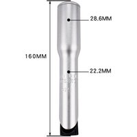 Bike Quill Stem Adapter Riser 22.2/25.4mm Quill 160mm Repair Component