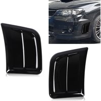 Front Bumper Side Air Vent Cover Left Right Enhanced Airflow Stylish Look Air Vent Panel Trim Cover for Subaru Impreza WRX