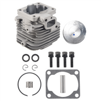 29CC 4 Hole Cylinder Set Fit for Zenoah Rovan TSRC Engine for 1/5 Rovan Kingmotor Baja FG Goped