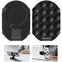 Magnetic Suction Cup Phone Stand Mount Foldable Universal 360° Rotation Desktop Phone Suction for Smartphone Glass Window mirror