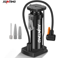 Xunting 140PSI High Pressure Bike Pump AV FV Portable Air Inflator Foot Bicycle MTB Bicycle Pump Bike Accessories