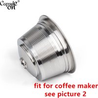 Capsulone/STAINLESS STEEL Metal dolce gusto Machine Compatible Refillable Reusable/gift Nescafe Dolce Gusto coffee cafe capsule