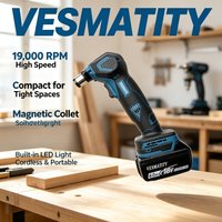 Marteau électrique sans fil Vesmatity 19000 tr/min, cloueur électrique portatif pour batterie Makita 18V, utilisation maximale