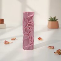 Daisy Flower Crown Pattern Clay Texture Roller DIY Pottery Craft Rolling Pin for Polymer Clay Ceramic Art Fondant