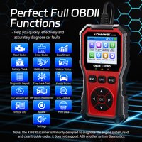 2025 KONNWEi Automotive OBD2 Diagnostic Tool Fault Code Clear Reader Vehicle Monitoring O2 Sensor Test Car OBDII Scan Tool