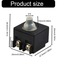 Angle Grinder Switch Push Button Accessories Black Kit MAGNUM SANDER Plastic & Metal 100mm /4\" 250 (V) Brand New"