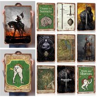Kingdom Come: Deliverance Tinplate Posters Customizable Wall Art Retro Vintage Metal Tin Signs for Home and Decoration Gaming