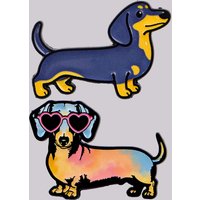 Dachshund Enamel Pin Cute Dog Brooch Pines Lapel Pins Badge on Backpack Clothing Accessories Animal Jewelry Pet Lover Gifts