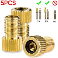 AliExpress NONE 2/5/10-Pack F/V to A/V Bicycle Valve Adapter Tire French Valve Adapter Cycling Accessories Value Converter