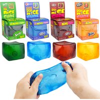 4 Colors Schylling Needoh Nice Cube, Sensory Toys, Anti-Stress Blocks, Stress Relief Jigsaw, Pressure Relief, Souvenir for Kids