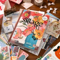 Journal GO 128pcs Die Cut Mixed Materials Sticker Book Retro Cartoon Decorative Handmade Scrapbooking Collage Junk Journal diy