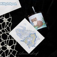 KittyInkpot 52 Colors 5ml Sheen Fountain Pen Ink Non-Carbon School Art Supplies Stationery For Glass Dip Pen For Hongdian JINHAO