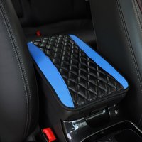 Auto Armlehne Abdeckung Matte Universal Pu Leder ethnischen Stil drucken wasserdichte rutsch feste Aufbewahrung sbox Pad Auto Styling Innen zubehör