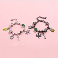 Anime Coraline the Secret Door Bracelet Pendant Coraline Enamel Pendant Cosplay Gift For Men Women Backpack Jewelry Accessories