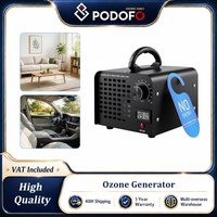 Generator ozonu Podofo 60000mg/h, urządzenia ozonujące do użytku domowego i komercyjnego, do samochodów, piwnic, biur, pokoi dla zwierząt, oczyszczacz powietrza ozonem z timerem 120 minut, do