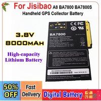 Newly Large Capacity 3.8V 8000mAh Rechargeable Lithium-ion Battery for Jisibao A8 BA7800 BA7800S Handheld GPS Collector Battery