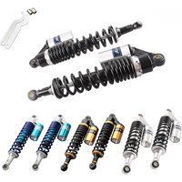 320mm 340mm 375mm 400mm Air Shock Absorber Rear Suspension for Scooter Gokart Moped Quad ATV Dirt Street Bikes 150cc-750cc
