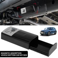 Creative Magnetic Black Key Safe Box Car Key Box Hidden Storage Outdoor Anti-Rust Key Box Car Truck Caravan Secret Box Homes Key