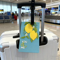 1pc Zitrone Gepäck Tag Reise Flughafen Check in Gepäck Verlust Prävention Identifizierung Hängen Tag Identifizierung Tag Trolley Box Han