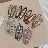 4PCS, White Polka Dot Oil Dripping BB Hair Side Clips Retro Hairpins For Women Girls Korean Hair Accessories