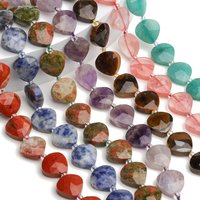 AAA+ Faceted Waterdrop Natural Stone Amethyst Onyx Rhodonite Beads Loose Beads for Jewelry Making Energy Healing Charms Bracelet