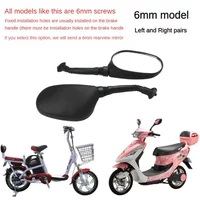 8mm/6mm electric vehicle reflector, motorcycle rearview mirror, scooter universal reverse mirror