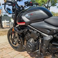 Carbon Fiber Radiator Side Protector Covers For Triumph Trident 660 2021 2022 2023 2024 2025 2026