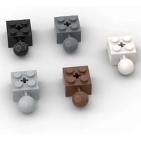 MOC 10PCS 57909 Modified 2x2 With Ball Joint Building Blocks Kit Axle Hole Bricks Educational Particle Puzzle Toy Children Gifts