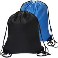 Eco Polyester Bundle Pocket Portable Drawstring Bag Waterproof Shopping Pack Backpacks Portable Outdoor Sports Gym Bag