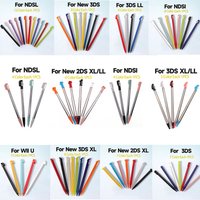 1Set Plastic Metal Touch Screen Stylus Pen Game Console Pen for NDSL NDSI NDS WIIU 2DS 3DS XL LL New 3DSXL LL New 2DSXL