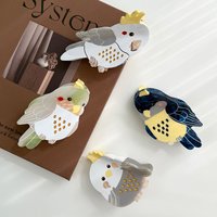 1Pcs Large Cartoon Cute Birds Acetate Hair Claw 11cm Parrot Series Claw Clips Trendy Hair Clips Hair Accessories for Women Girl