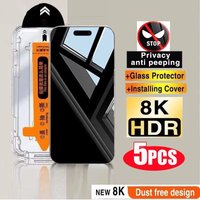 1-5PCS Easy Installation Privacy Screen Protector For Samsung Galaxy S26 Plus S25 S24 Ultra S23 S22 Plus Tempered Glass Film