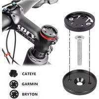 AliExpress NONE BKPTX Top Cap Computer Holder MTB Road Bike Stem For Garmin/Bryton/Cateye 28.6mm Bicycle Stopwatch GPS Speedometer Mount Bracket