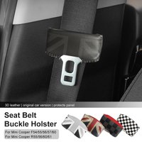 For Mini Cooper F56 F60 F54 F55 R56 R60 Car Seat Safety Buckle Protective Case Safety Seatbelt Lock Buckle Plug Decoration Cover
