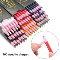 12PCS Tailor Garment Pencil Cut-free Erasable Marker Pen Craft Dressmaker Fabric Sewing Chalk Patchwork Sewing Accessories