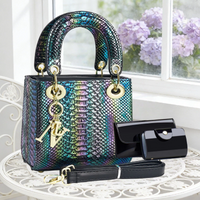 Fish scale pattern Daifei bag, high-end elegant women's handbag messenger bag, sequin women's shoulder bag, high-quality women's