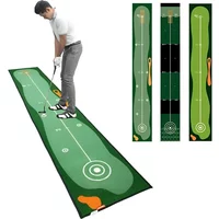 Golf Carpet Putting Mat Indoor Outdoor Training Putting Practice Golf Green Fairway Pad Washable Anti-Slip 50X300cm JH1041