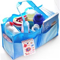 Portable Mummy Bag Bottle Storage Multi-Function Separate Bag Nappy Maternity Handbag Baby Tote Diaper Organizer