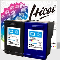 Compatible Ink Cartridge for HP 21XL 22XL 21 22 C9351A C9352A for HP21 for HP22 Replacement For HP21XL HP22XL Deskjet Printer