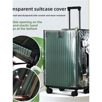18-30 Inch Travel Luggage Cover Transparent PVC Luggage Protector Cover Dustproof Waterproof Suitcase Protector Cover Luggage