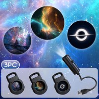 LED Galaxy Home Projector 1 Light 10 Slide Change Perfect for Kids Nursery and Party Lighting
