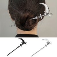 Vintage Viking Reaper Scythe Hair Pin Gothic Party Decoration Hair Clips Cosplay Jewelry Accessories Gifts