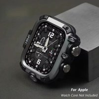 Aluminum Alloy Case Metal for Apple Watch Series 9 8 7 45mm for iWatch 654SE 44mm